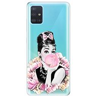 iSaprio Pink Bubble for Samsung Galaxy A51 - Phone Cover