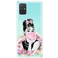 iSaprio Pink Bubble for Samsung Galaxy A71 - Phone Cover