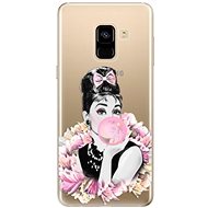 iSaprio Pink Bubble for Samsung Galaxy A8 2018 - Phone Cover