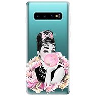 iSaprio Pink Bubble for Samsung Galaxy S10 - Phone Cover