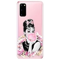 iSaprio Pink Bubble for Samsung Galaxy S20 - Phone Cover