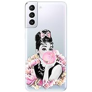 iSaprio Pink Bubble for Samsung Galaxy S21+ - Phone Cover