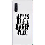 iSaprio Backup Plan for Samsung Galaxy Note 10 - Phone Cover