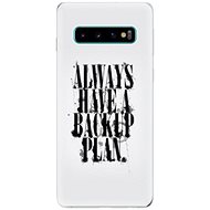 iSaprio Backup Plan for Samsung Galaxy S10 - Phone Cover