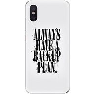 iSaprio Backup Plan for Xiaomi Mi 8 Pro - Phone Cover