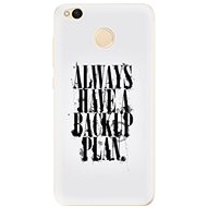 iSaprio Backup Plan for Xiaomi Redmi 4X - Phone Cover
