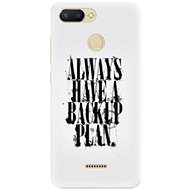 iSaprio Backup Plan for Xiaomi Redmi 6 - Phone Cover