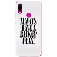iSaprio Backup Plan for Xiaomi Redmi Note 7 - Phone Cover