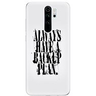 iSaprio Backup Plan for Xiaomi Redmi Note 8 Pro - Phone Cover