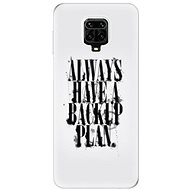 iSaprio Backup Plan for Xiaomi Redmi Note 9 Pro - Phone Cover