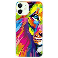 iSaprio Rainbow Lion for iPhone 12 mini - Phone Cover
