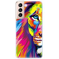 iSaprio Rainbow Lion for Samsung Galaxy S21 - Phone Cover