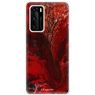 iSaprio RedMarble 17 for Huawei P40 - Phone Cover