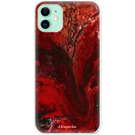 iSaprio RedMarble 17 for iPhone 11 - Phone Cover