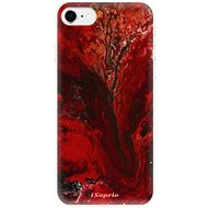 iSaprio RedMarble 17 for iPhone SE 2020 - Phone Cover
