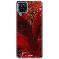 iSaprio RedMarble 17 for Samsung Galaxy A12 - Phone Cover