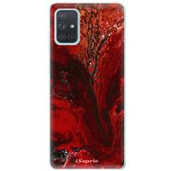 iSaprio RedMarble 17 for Samsung Galaxy A71 - Phone Cover