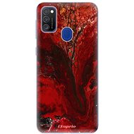iSaprio RedMarble 17 for Samsung Galaxy M21 - Phone Cover