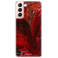 iSaprio RedMarble 17 for Samsung Galaxy S21 - Phone Cover