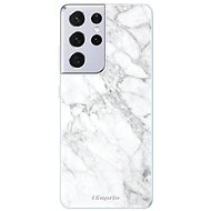 iSaprio SilverMarble 14 for Samsung Galaxy S21 Ultra - Phone Cover