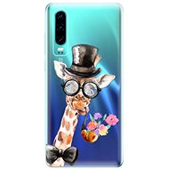 iSaprio Sir Giraffe for Huawei P30 - Phone Cover