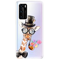 iSaprio Sir Giraffe for Huawei P40 - Phone Cover