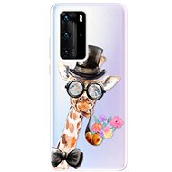 iSaprio Sir Giraffe for Huawei P40 Pro - Phone Cover