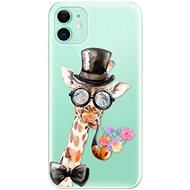 iSaprio Sir Giraffe for iPhone 11 - Phone Cover