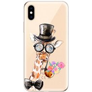 iSaprio Sir Giraffe for iPhone XS - Phone Cover