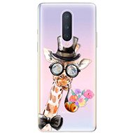 iSaprio Sir Giraffe for OnePlus 8 - Phone Cover