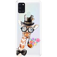 iSaprio Sir Giraffe for Samsung Galaxy A21s - Phone Cover