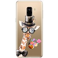 iSaprio Sir Giraffe for Samsung Galaxy A8 2018 - Phone Cover