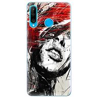 iSaprio Sketch Face for Huawei P30 Lite - Phone Cover