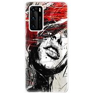iSaprio Sketch Face for Huawei P40 - Phone Cover