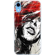 iSaprio Sketch Face for iPhone Xr - Phone Cover