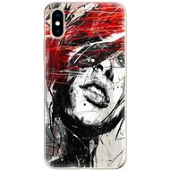 iSaprio Sketch Face for iPhone XS - Phone Cover