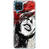 iSaprio Sketch Face for Samsung Galaxy A12 - Phone Cover