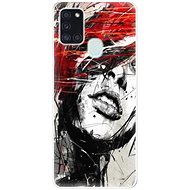 iSaprio Sketch Face for Samsung Galaxy A21s - Phone Cover