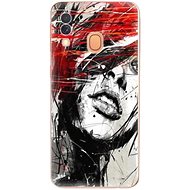 iSaprio Sketch Face for Samsung Galaxy A40 - Phone Cover