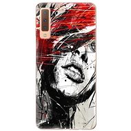 iSaprio Sketch Face for Samsung Galaxy A7 (2018) - Phone Cover