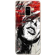 iSaprio Sketch Face for Samsung Galaxy A8 2018 - Phone Cover