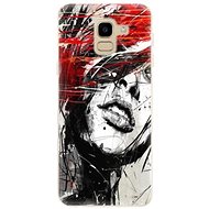 iSaprio Sketch Face for Samsung Galaxy J6 - Phone Cover