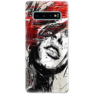 iSaprio Sketch Face for Samsung Galaxy S10 - Phone Cover