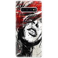 iSaprio Sketch Face for Samsung Galaxy S10+ - Phone Cover