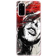 iSaprio Sketch Face for Samsung Galaxy S20 - Phone Cover