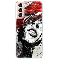 iSaprio Sketch Face for Samsung Galaxy S21 - Phone Cover
