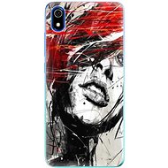 iSaprio Sketch Face for Xiaomi Redmi 7A - Phone Cover