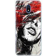 iSaprio Sketch Face for Xiaomi Redmi 8A - Phone Cover