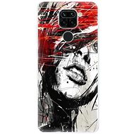 iSaprio Sketch Face for Xiaomi Redmi Note 9 - Phone Cover