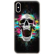 iSaprio Skull in Colors for iPhone XS - Phone Cover
